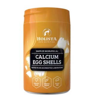 HOLISTA Wapń ze skorupek jaj suplement na stawy dla psów 300g