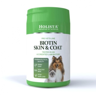 HOLISTA Biotin Skin and Coat – na zdrową sierść i skórę dla psa 200g