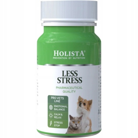 HOLISTA Less stress 60 tabletek na stres dla psa i kota
