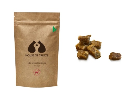 HOUSE OF TREATS Mini treserki z jelenia 60 g