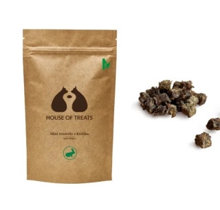 HOUSE OF TREATS Mini treserki z królika 120 g