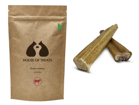 HOUSE OF TREATS Penis wołowy 18 cm 3 szt