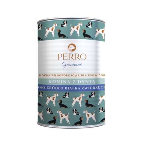 PERRO Gourmet Konina z dynią – monobiałkowa karma dla psa 400g