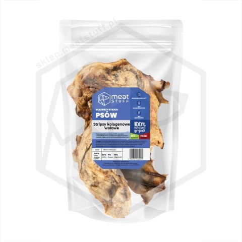 MEAT STUFF - Stripsy kolagenowe wołowe 250g
