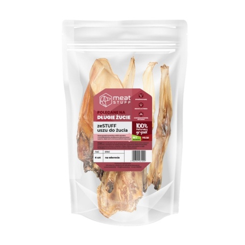MEAT STUFF - Zestuff Uszu Zestaw uszu dla psa 6 szt.