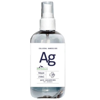 PETSANUS Srebro Koloidalne do odkażania ran dla psa i kota 250ml