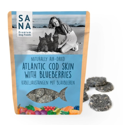 SANA Medaliony z dorsza z borówką 100g