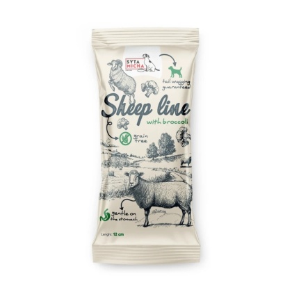 Syta Micha - Sheep Line Kość do żucia Owca z brokułem 12cm
