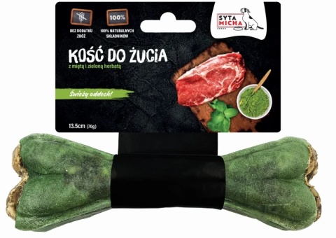 Syta Micha - kość do żucia dla psa na świeży oddech 13,5 cm