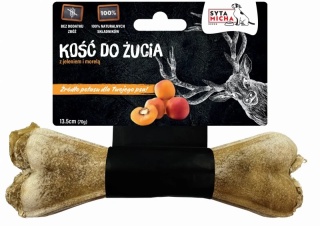 Syta Micha - kość do żucia dla psa z jeleniem i morelą 13,5 cm