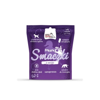 Syta Micha - mini smaczki dla psa z kaczki 60g