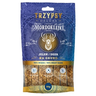 TRZYPSY MORDOKLEJKI NA GRUBO Z JELENIA 80G