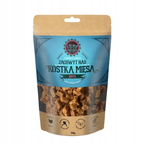 TRZYPSY ZACHWYT NAD KOSTKĄ MIĘSA Z INDYKA70G