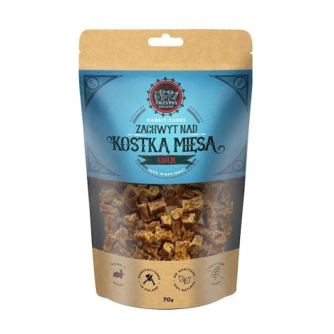 TRZYPSY ZACHWYT NAD KOSTKĄ MIĘSA Z KRÓLIKA 70G