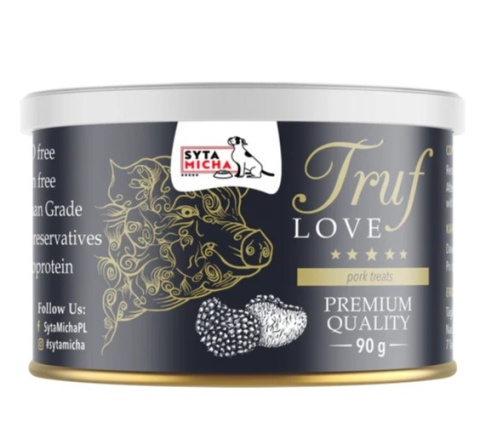 TrufLove smaczki dla psa z wieprzowiną 90g