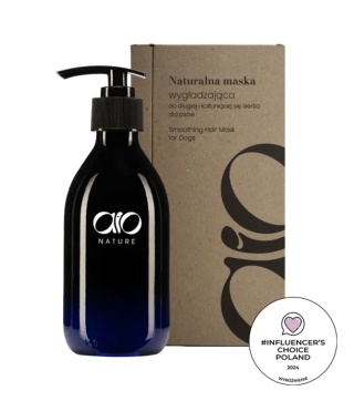 AIO NATURE Naturalna maska wygładzająca do długiej i kołtuniącej się sierści dla psów