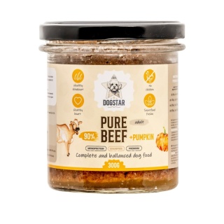 DOGSTAR Wołowina z dynią 300g