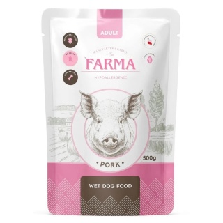FARMA Manufaktura Wieprzowina monoproteinowa karma mokra dla psa 500g