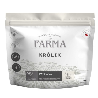Farma karma tłoczona na zimno Królik 2kg
