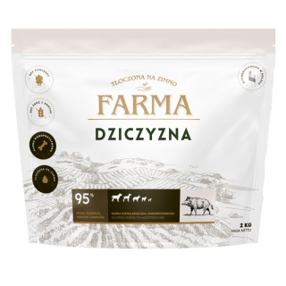 Farma karma tłoczona na zimno Dziczyzna 2kg