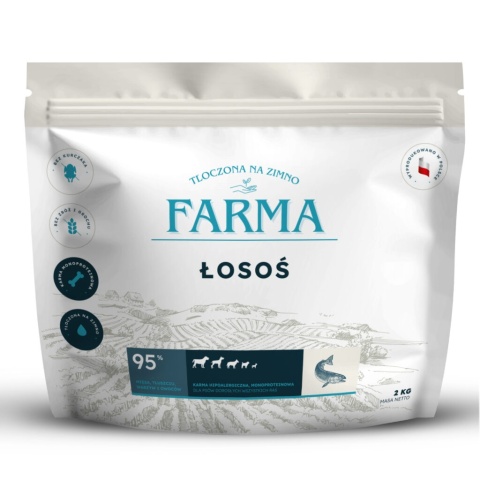Farma karma tłoczona na zimno Łosoś 2kg