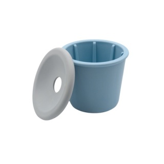 Fiboo niebieski Snack Fibeek z przykrywką z otworem