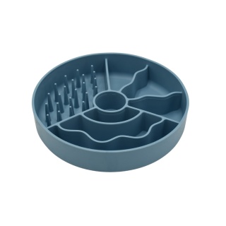 Fiboo Slow Fiboowl miska spowalniająca jedzenie dla psa - niebieska