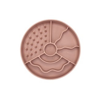 Fiboo Slow Fiboowl miska spowalniająca jedzenie dla psa - różowa