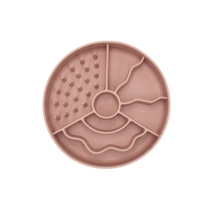 Fiboo Slow Fiboowl miska spowalniająca jedzenie dla psa - różowa