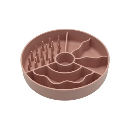 Fiboo Slow Fiboowl miska spowalniająca jedzenie dla psa - różowa