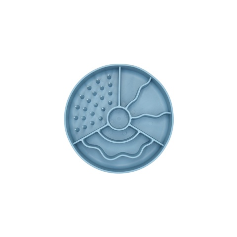 Fiboo Slow Fiboowl miska spowalniająca jedzenie dla psa - niebieska