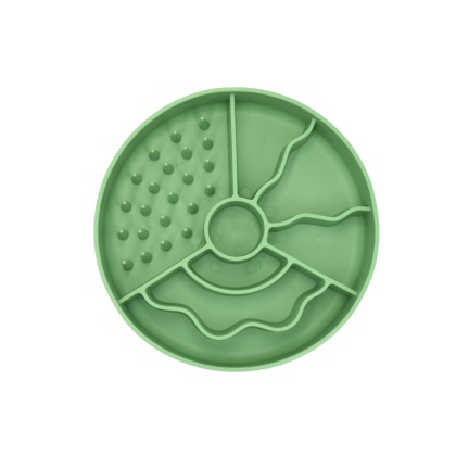 Fiboo Slow Fiboowl miska spowalniająca jedzenie dla psa - zielona