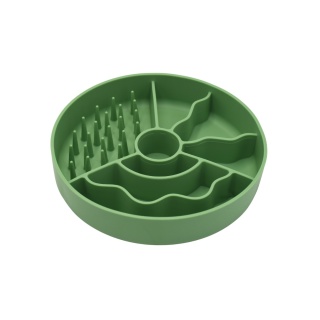 Fiboo Slow Fiboowl miska spowalniająca jedzenie dla psa - zielona