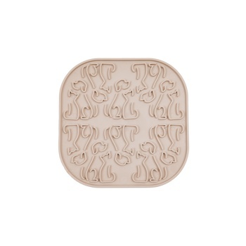 Fiboo mata do lizania dla psów Lollipop beżowa