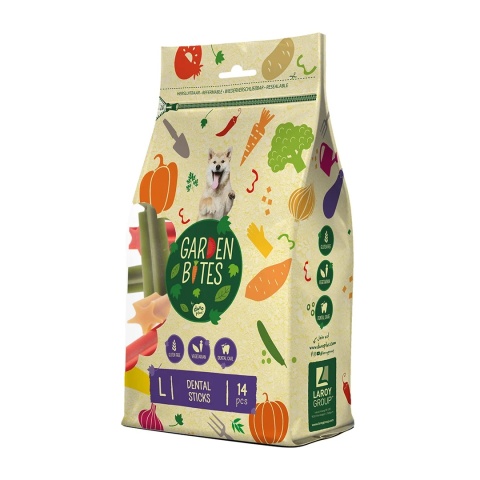 GARDEN BITES - Dental Swirls "L" 14 szt. wersja warzywna