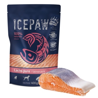 Icepaw High Premium - czysty łosoś dla psów 100% 400g