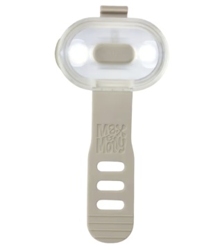 Max and Molly lampka dla psa beżowa LED