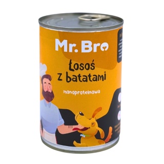 Mr. Bro karma mokra Łosoś z Batatami 400g