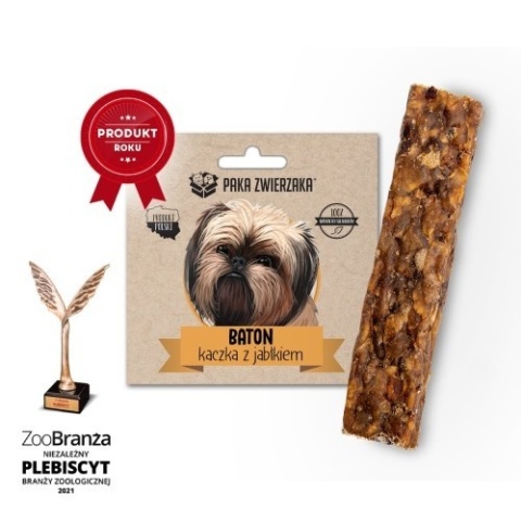 Paka Zwierzaka Baton kaczka z jabłkiem