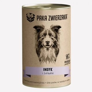 Paka Zwierzaka Indyk i żurawina 400g