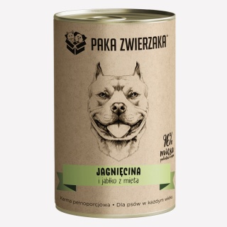 Paka Zwierzaka Jagnięcina i jabłko z miętą 400g