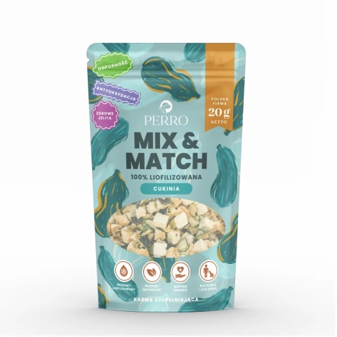 Perro MIX & MATCH Cukinia liofilizowana 20g