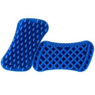 Pet+Me Soft Silicone Brush Blue - szczotka silikonowa dla małych psów z niewielką ilością/ bez podszerstka, kotów krótkowłosych
