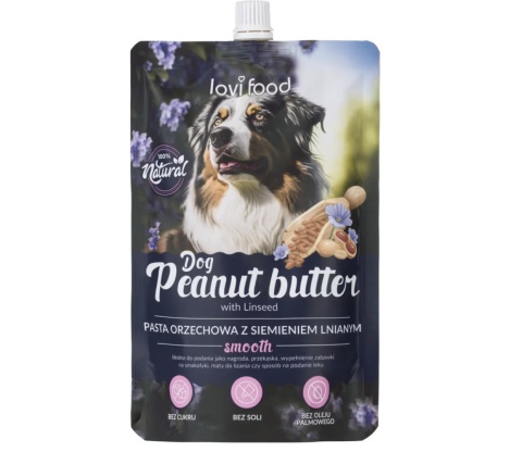 Lovi Food pasta orzechowa z siemieniem lnianym 300 g