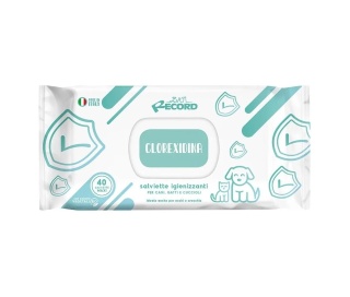 Record Salviette Clorexidina - chusteczki z chlorheksydyną dla psa i kota 40 szt.