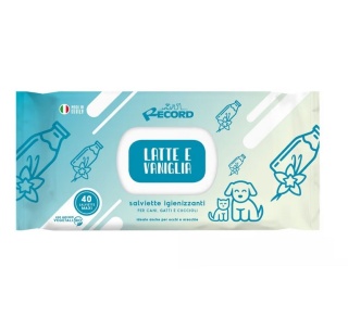 Record Salviette - uniwersalne chusteczki wanilia i mleko 40 szt.