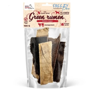 Syta Micha 100% liofilizowany zielony żwacz wołowy dla psa 80g