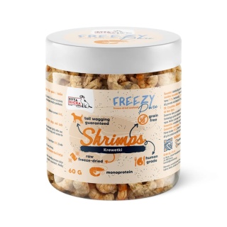 Syta Micha FREEZY PURE liofilizowane krewetki dla psa 60g