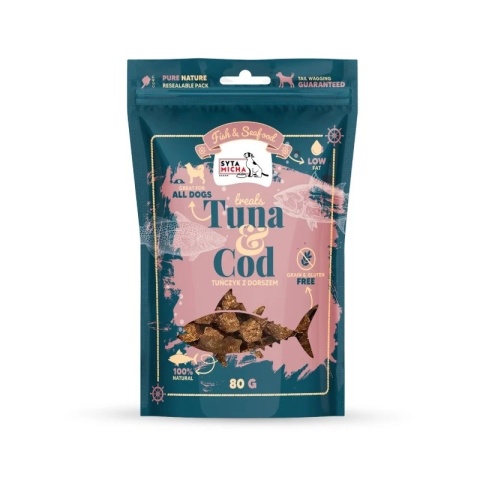 Syta Micha Fish & SeaFood dorsz z tuńczykiem 80g