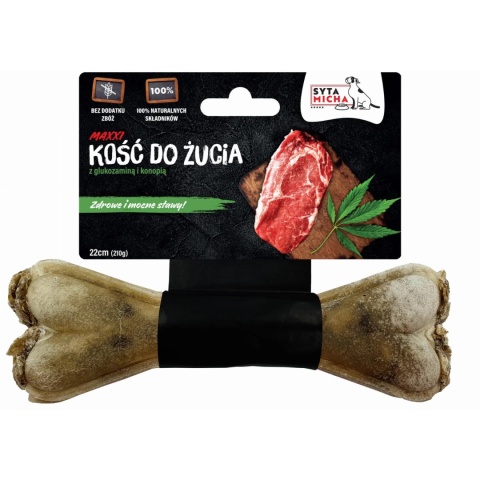 Syta Micha - kość do żucia dla psa na mocne stawy MAXXI 22 cm
